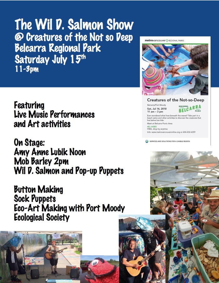 Wil D Salmon Show creatures of the not so deep